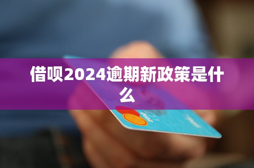 借唄2024逾期新政策是什么