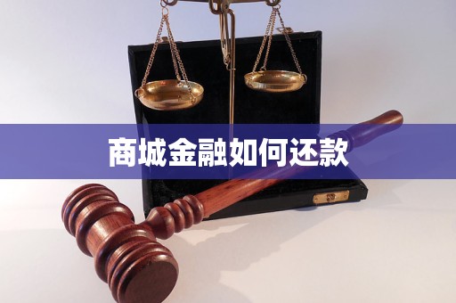 商城金融如何還款