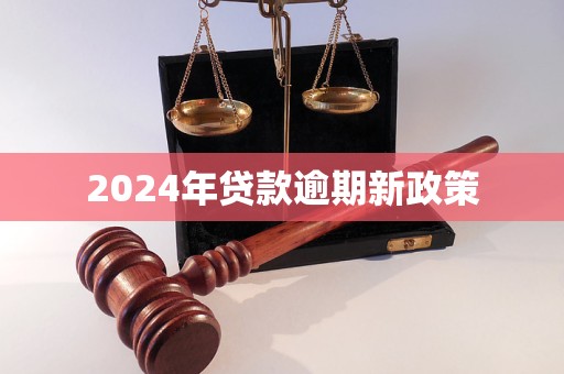 2024年貸款逾期新政策