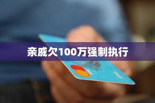 親戚欠100萬強制執(zhí)行