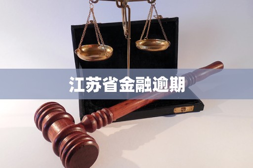 江蘇省金融逾期