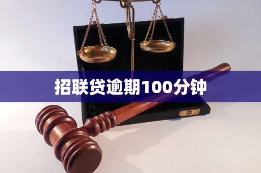 招聯(lián)貸逾期100分鐘