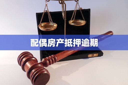 配偶房产抵押逾期