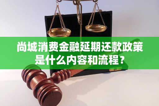 尚城消費金融延期還款政策是什么內(nèi)容和流程？