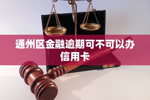 通州區(qū)金融逾期可不可以辦信用卡