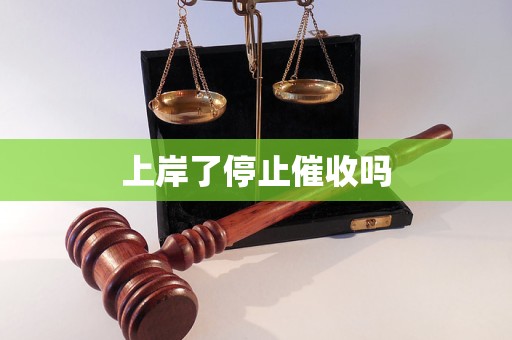 上岸了停止催收嗎