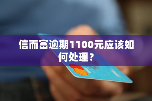 信而富逾期1100元應(yīng)該如何處理？