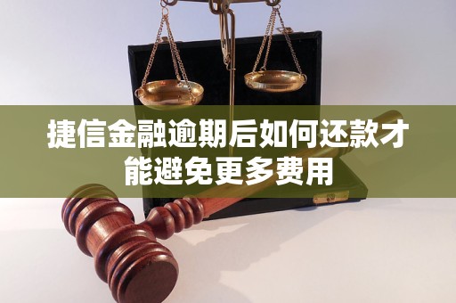 捷信金融逾期后如何還款才能避免更多費(fèi)用