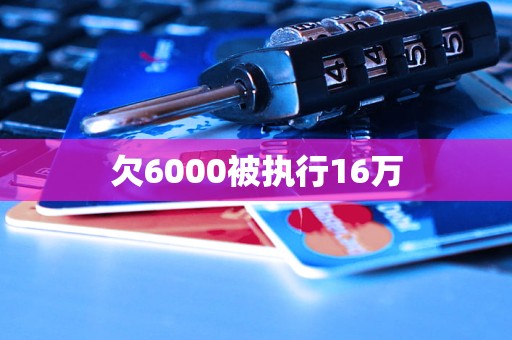 欠6000被執(zhí)行16萬(wàn)