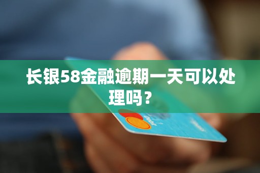 長銀58金融逾期一天可以處理嗎？