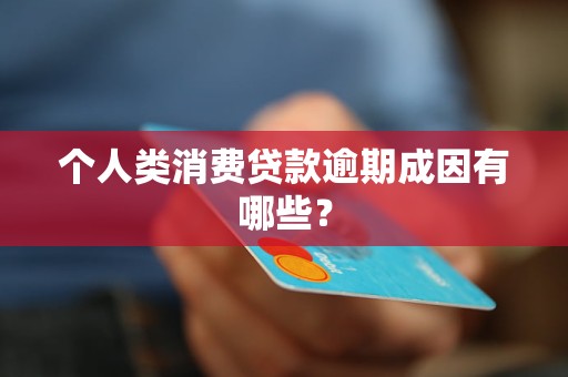 個(gè)人類消費(fèi)貸款逾期成因有哪些？