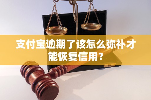 支付寶逾期了該怎么彌補才能恢復信用？