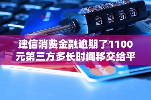 建信消費金融逾期了1100元第三方多長時間移交給平臺