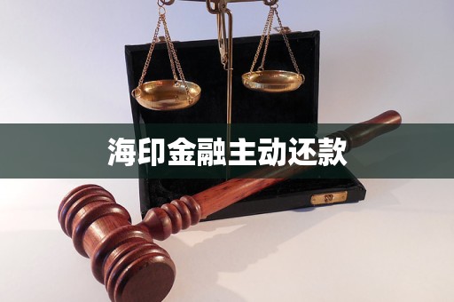 海印金融主動還款