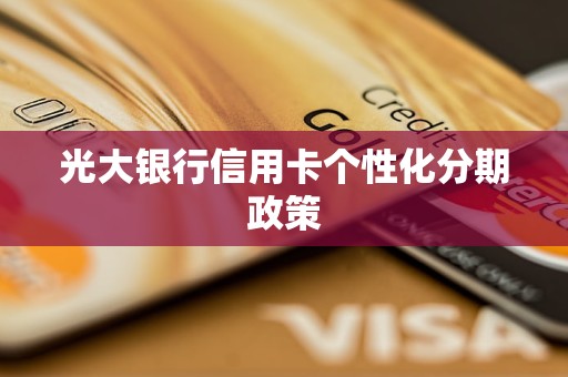 光大銀行信用卡個(gè)性化分期政策