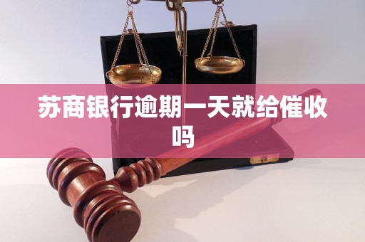 蘇商銀行逾期一天就給催收嗎