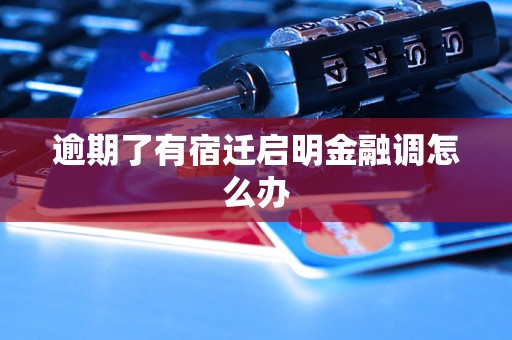 逾期了有宿遷啟明金融調(diào)怎么辦