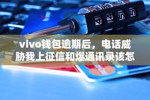 vivo錢包逾期后，電話威脅我上征信和爆通訊錄該怎么辦