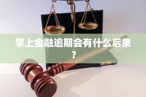 掌上金融逾期會有什么后果？