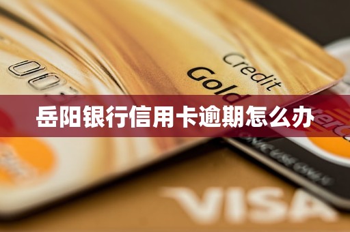 岳陽銀行信用卡逾期怎么辦