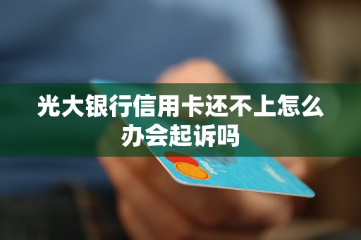 光大銀行信用卡還不上怎么辦會起訴嗎