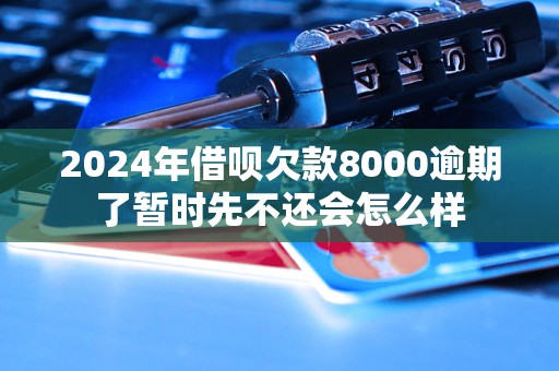 2024年借唄欠款8000逾期了暫時先不還會怎么樣