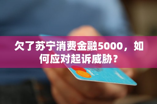 欠了蘇寧消費金融5000，如何應對起訴威脅？