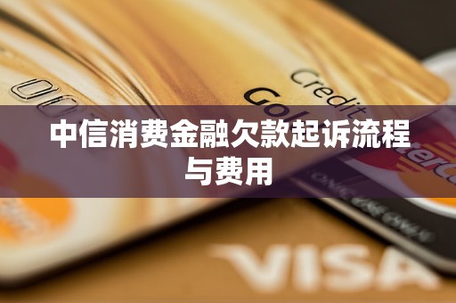 中信消費金融欠款起訴流程與費用