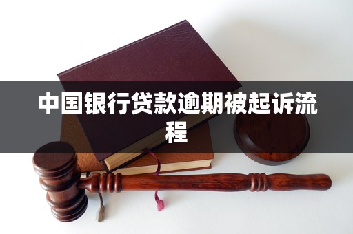 中國銀行貸款逾期被起訴流程