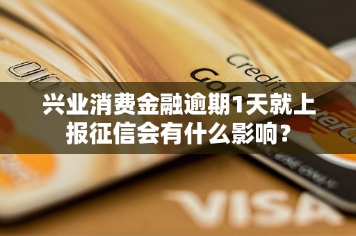 興業(yè)消費金融逾期1天就上報征信會有什么影響？