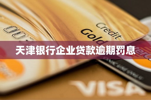 天津銀行企業(yè)貸款逾期罰息