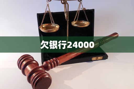 欠銀行24000