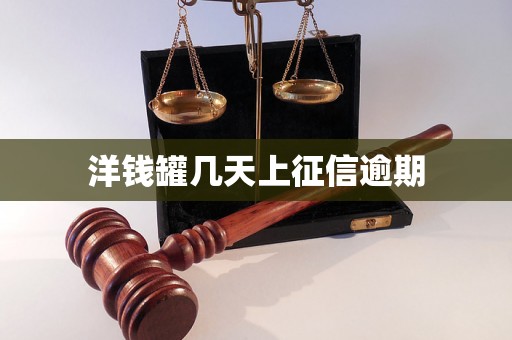 洋钱罐几天上征信逾期