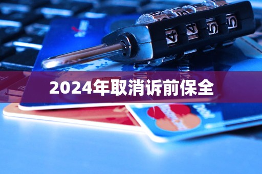 2024年取消訴前保全