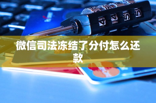 微信司法冻结了分付怎么还款 微信司法冻结了分付怎么还款