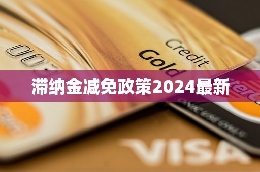 滯納金減免政策2024最新