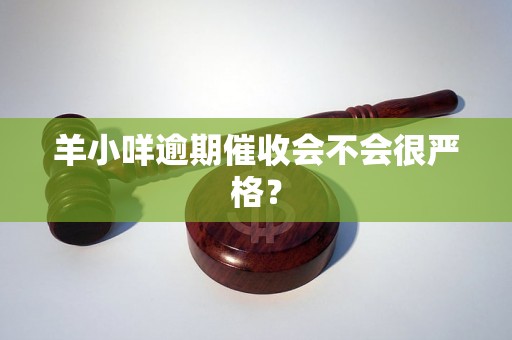 羊小咩逾期催收会不会很严格？