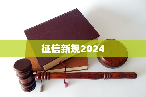 征信新規(guī)2024