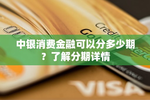 中銀消費金融可以分多少期？了解分期詳情