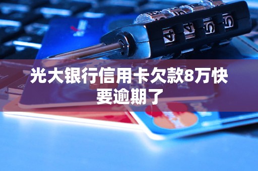 光大銀行信用卡欠款8萬快要逾期了