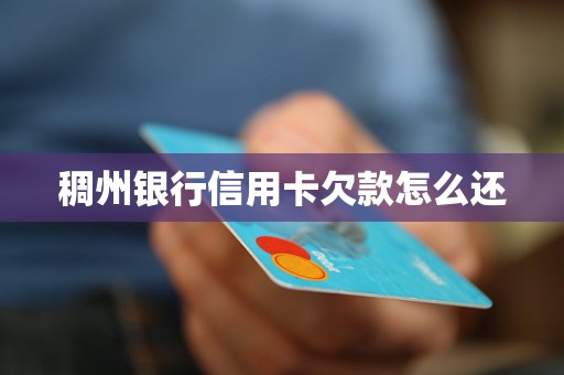 稠州銀行信用卡欠款怎么還