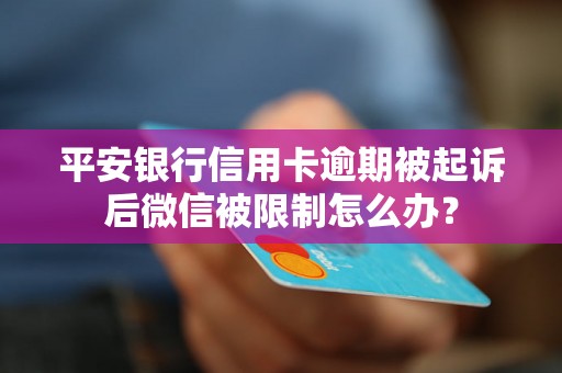 平安银行信用卡逾期被起诉后微信被限制怎么办？