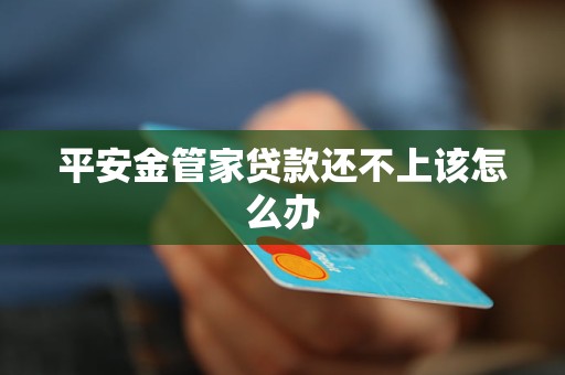 平安金管家貸款還不上該怎么辦