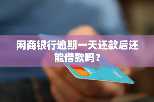 网商银行逾期一天还款后还能借款吗？