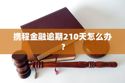 攜程金融逾期210天怎么辦？