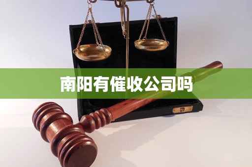 南陽有催收公司嗎