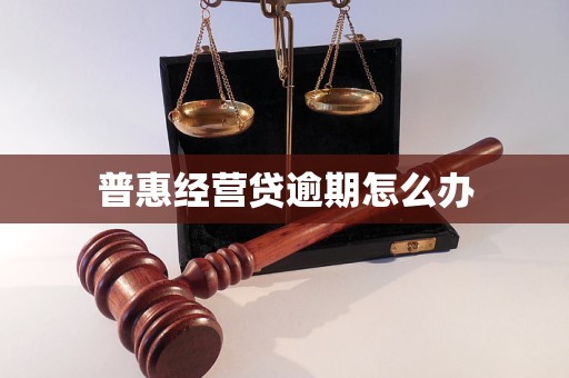 普惠经营贷逾期怎么办