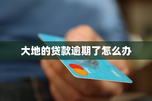 大地的贷款逾期了怎么办 大地的贷款逾期了怎么办