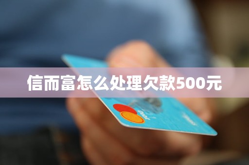 信而富怎么處理欠款500元