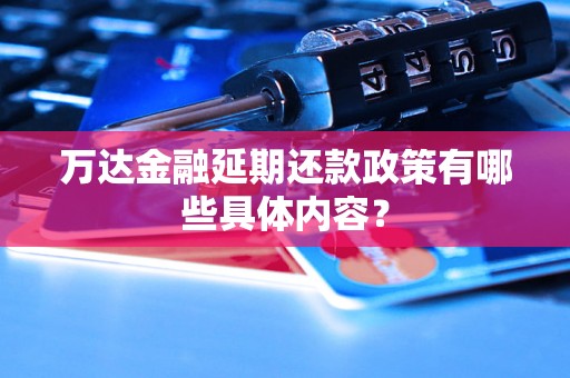 万达金融延期还款政策有哪些具体内容？